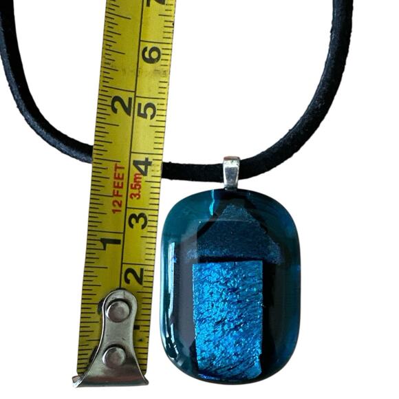 Blue Pendant Necklace Beautiful Elegant Ocean‎ - Picture 4 of 5